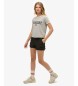 Superdry Vintage Utility cargoshort in gewassen zwart