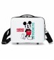 Joumma Bags Beauty case in ABS bianco Mickey Enthusiastic -29x21x15cm-