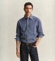 Gant Blauw corduroy overhemd