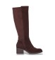 Wonders Botas de Couro Charme castanho