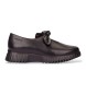 Wonders Mocassins de Couro Velv preto