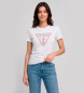 Guess Camiseta Logo Original Hotfix Branca