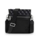 Guess Black Berlin flat crossbody bag