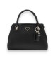 Guess Black Noelle saffiano handbag