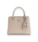 Guess Bolsa de mão Noelle saffiano bege