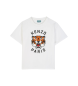 Kenzo Kids Camiseta Tiger blanco