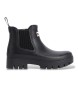 Barbour Black Halton Chelsea Welly boots