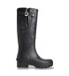 Barbour Botas Leighton Tartan Tall Welly negro