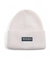 Woolrich Gorro Fine Merinos Logo bege