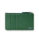 Polo Ralph Lauren Porta-cartões de couro Polo Play verde