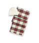 Lauren Ralph Lauren Ensemble écharpe et bonnet en tricot blanc, rouge