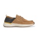 Pepe Jeans Náuticos de piel Bampton Evolve marrón