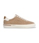 Pepe Jeans Kenton light beige leather sneakers