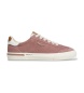Pepe Jeans Kenton pink leather sneakers