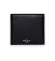 Hackett London Luxe Billfold Geldbörse aus Leder in Schwarz