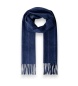 Hackett London Sciarpa Frame Stripe blu navy