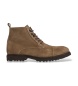 Hackett London Hudson Stiefeletten aus Leder in Hellbraun