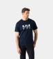 Helly Hansen Camiseta Core Graphic 2.0 azul marino