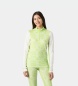 Helly Hansen Termo majica s kratko zadrgo Lifa Merino Midweight Graphic, zelena