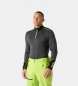 Helly Hansen Lifa Merino Midweight Half Zip Thermal Shirt grey