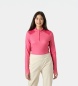 Helly Hansen Termo majica s polovično zadrgo Lifa Merino Midweight roza