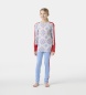 Helly Hansen Completo termico Graphic Lifa Merino blu