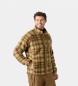 Helly Hansen Beige Panorama Printed Pile fleecetrøje med knapper