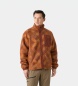 Helly Hansen Panorama Printed Pile-fleece med knapper orange