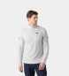 Helly Hansen Pulover HP s kratko zadrgo v meglenosivi barvi