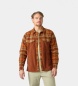 Helly Hansen Lokka brown fleece overshirt