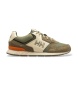 Helly Hansen Sneaker in pelle Anakin Leather 2 verde e grigio
