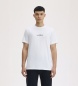 Fred Perry Majica z vezenim logotipom, bela