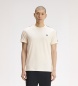 Fred Perry Camiseta Ringer Contrast Tape beige