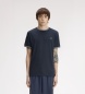 Fred Perry Camiseta Twin Tipped marino claro