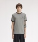 Fred Perry Camiseta Twin Tipped gris