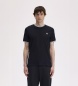 Fred Perry Camiseta Twin Tipped negra