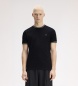 Fred Perry Camiseta Twin Tipped negra