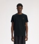 Fred Perry Camiseta Twin Tipped verde oscuro