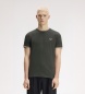 Fred Perry Camiseta Twin Tipped verde
