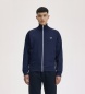 Fred Perry Marineblå træningsjakke med striber
