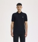 Fred Perry Enfärgad piketröja svart