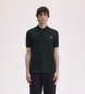 Fred Perry Enfärgad polotröja grön