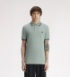 Fred Perry Polo Twin Tipped verde claro