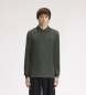 Fred Perry Polo Twin Tipped de manga comprida verde