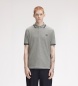 Fred Perry Polo Twin Tipped cinza aço