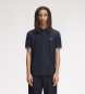 Fred Perry Polo Twin Tipped cinzento militar escuro