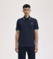 Fred Perry Polo Twin Tipped Inglaterra azul-marinho