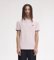 Fred Perry Polo Twin Tipped rosa