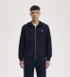 Fred Perry Sweat à capuche zippé bleu marine