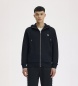 Fred Perry Sweat à capuche zippé noir